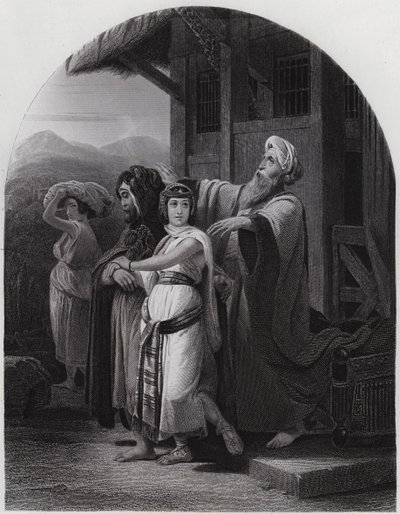 La Partenza di Rebecca da Henri Frederic (after) Schopin