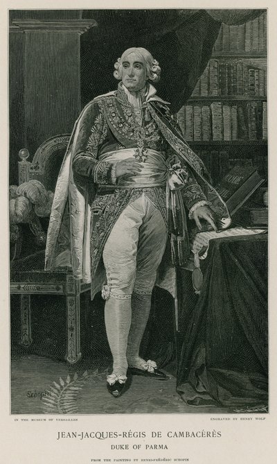 Jean-Jacques-Regis de Cambaceres da Henri Frederic Schopin