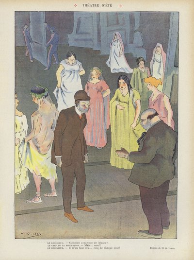 Illustrazione per Le Rire da Henri Gabriel Ibels