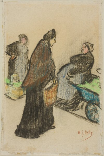 Donne di mercato da Henri Gabriel Ibels