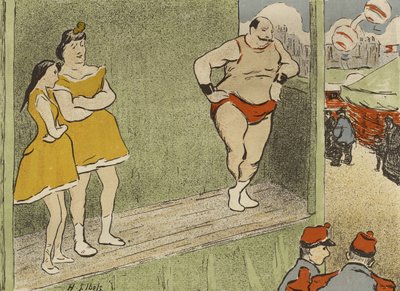 Programma per la produzione del Théâtre Libre di Le Grappin e L