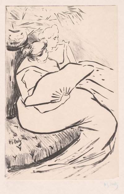 Donna Seduta da Henri Gabriel Ibels