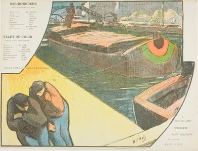 Sesta rappresentazione: Boubourouche; Valet de Coeur, per Le Théatre Libre da Henri Gabriel Ibels