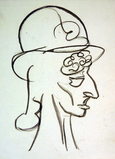 Un cappello alla moda da Henri Gaudier Brzeska