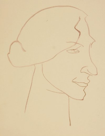 Sophie di profilo da Henri Gaudier Brzeska