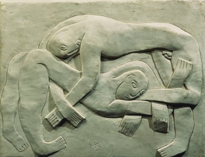 I lottatori da Henri Gaudier Brzeska