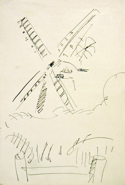 Mulino a vento da Henri Gaudier Brzeska