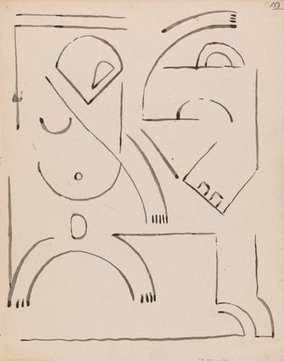 Composizione di Figure Astratte da Henri Gaudier Brzeska