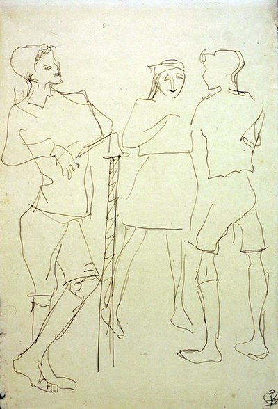 Bambini nel parco da Henri Gaudier Brzeska