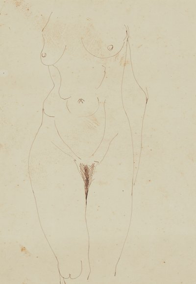 Torso di nudo femminile da Henri Gaudier Brzeska
