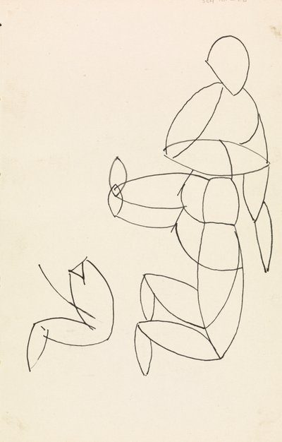 Studio di figura da Henri Gaudier Brzeska