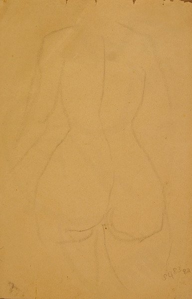 Nudo femminile a mezzo busto da Henri Gaudier Brzeska