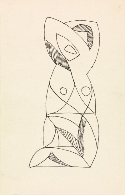 Figura femminile inginocchiata da Henri Gaudier Brzeska