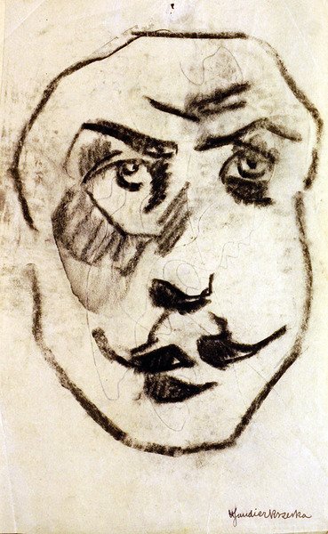 Testa scultorea di Brodzky da Henri Gaudier Brzeska