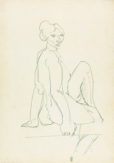 Figura Femminile Seduta da Henri Gaudier Brzeska