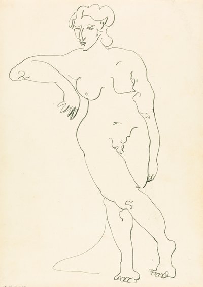 Figura femminile in piedi da Henri Gaudier Brzeska