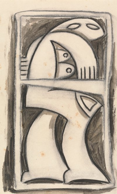 Figura femminile in piedi da Henri Gaudier Brzeska