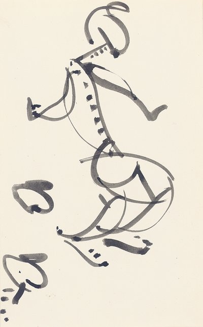 Studio per "Red Stone Dancer" da Henri Gaudier Brzeska