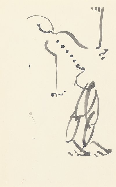 Studio per "Red Stone Dancer" da Henri Gaudier Brzeska