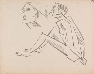 Due studi di figure da Henri Gaudier Brzeska