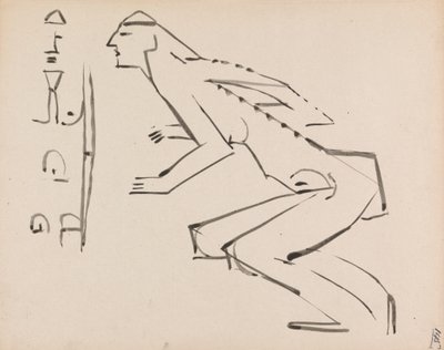 Due Studi per una Scultura da Henri Gaudier Brzeska