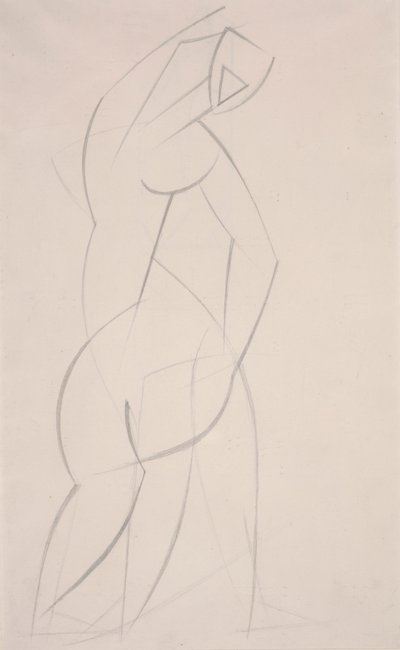 Senza titolo (Studio per Danzatrice di Pietra Rossa) da Henri Gaudier Brzeska
