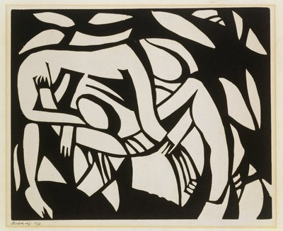 Lottatori da Henri Gaudier Brzeska