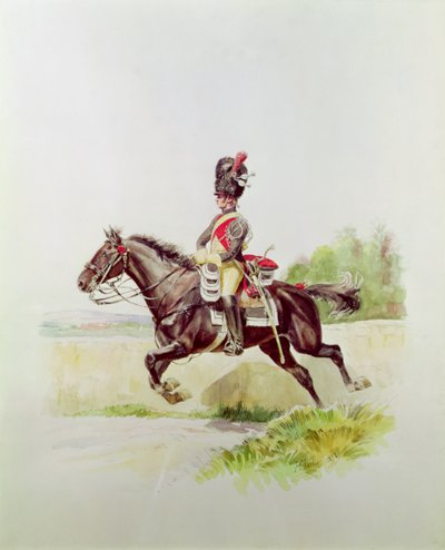 Soldato della Guardia Imperiale a cavallo, 1898 da Henri Georges Jacques Chartier