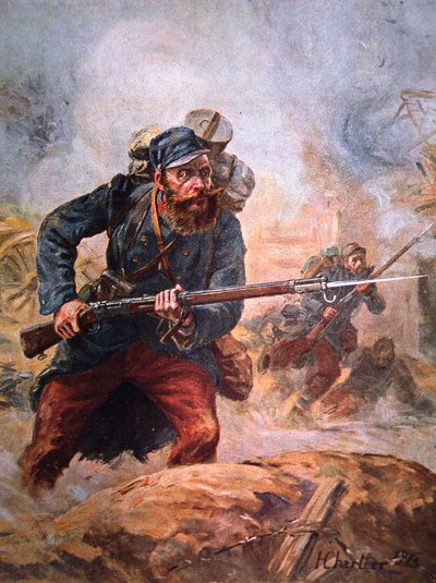 I gloriosi soldati della Marna da Henri Georges Jacques Chartier