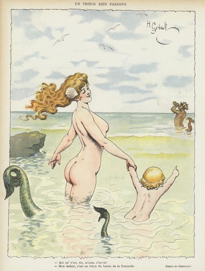 Illustrazione per Le Rire da Henri Gerbault