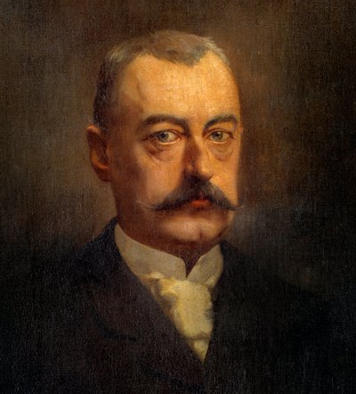 Dettaglio del ritratto di Pierre Waldeck Rousseau, politico da Henri Gervex