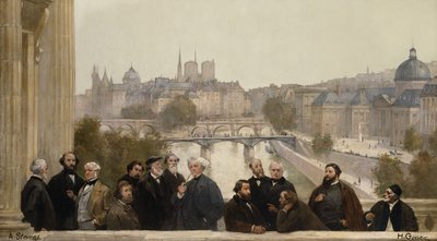 Panorama del secolo: Dupré, Rousseau, Isabey, Millet, Couture, Daubigny, Diaz, Corot, Troyon, Fromentin, Barye, Decamp, Courbet, Robert-Fleury da Henri Gervex