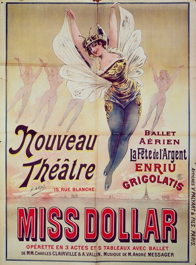Poster pubblicitario per il Ballet Aerien La Fete de l