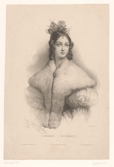 Giovane donna pensa al domani da Henri Grevedon