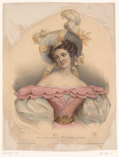 Giovane donna con pensieri di rimpianto da Henri Grevedon
