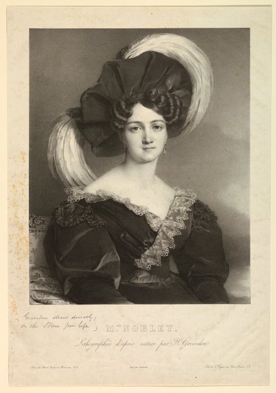 Melle Noblet da Henri Grevedon