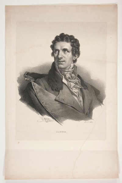 Ritratto di Antonio Canova da Henri Grevedon