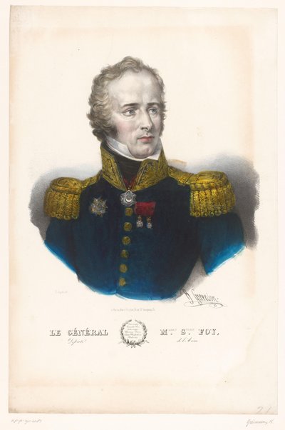 Ritratto di Maximilien Sébastien Foy da Henri Grevedon