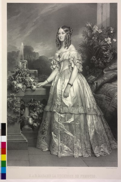 Principessa di Sassonia-Coburgo-Gotha Vittoria da Henri Grevedon