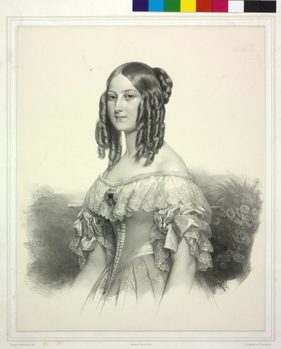 Principessa di Sassonia-Coburgo-Gotha Vittoria da Henri Grevedon