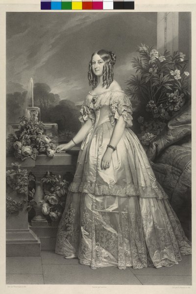 Principessa di Sassonia-Coburgo-Gotha Vittoria da Henri Grevedon