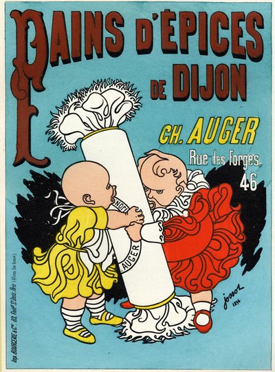 Cibo e Bevande. Pan di Zenzero di Digione. Poster di Gustave Henri Jossot, Francia da Henri Gustave Jossot