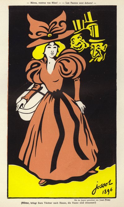 Madri, portate le vostre figlie! I fauni sono fuori! da Henri Gustave Jossot