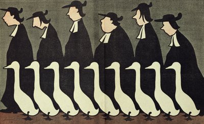 Le oche, caricatura anticlericale da 