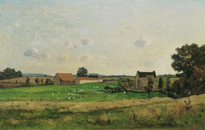 La tenuta di Saulce (Dept. Gonne) da Henri Joseph Harpignies