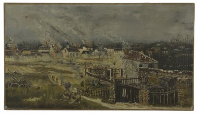 Battaglia di Champigny - Episodio della guerra del 1870, ca. 1882 da Henri J.F. (1844 1910) Rousseau