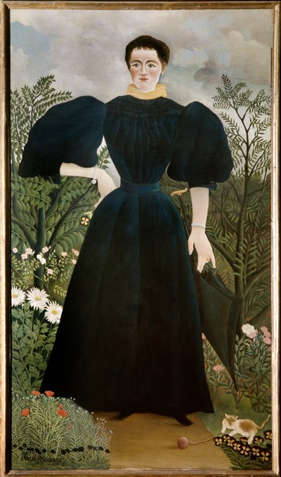 Madame M da Henri J.F. (1844-1910) Rousseau