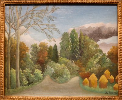 Riva del fiume Oise da Henri J.F. Rousseau
