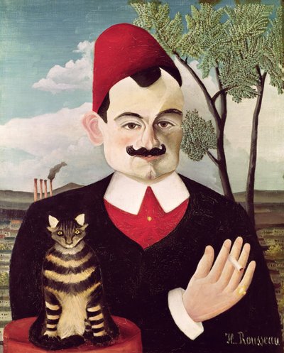 Ritratto di Pierre Loti (1850-1923) c.1891 da Henri J.F. Rousseau