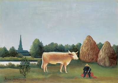 Scena a Bagneux nei dintorni di Parigi da Henri J.F. Rousseau